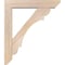 Ekena Millwork Olympic Slat Smooth Bracket w/ Offset Brace, Douglas Fir, 5 1/2"W x 26"D x 30"H BKT0604X26X30OLY06SDF - alternate 2